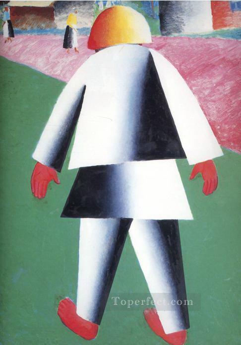 少年 1932 カジミール・マレーヴィチの要約油絵